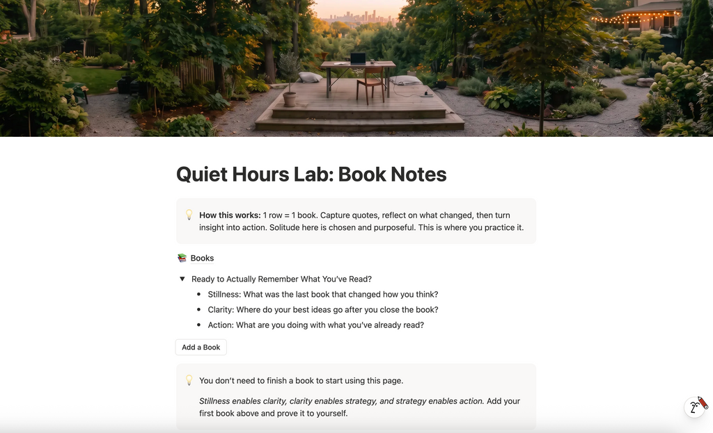 Book Notes